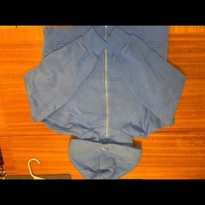 xs/s lululemon scuba full zip blue nile